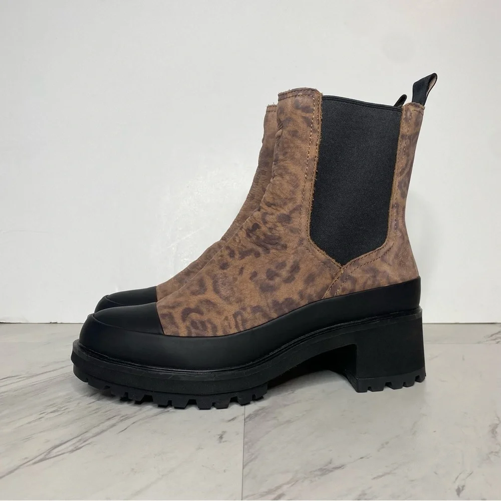 Timberland Kori Park Leopard Lug Sole Chelsea Boot 9